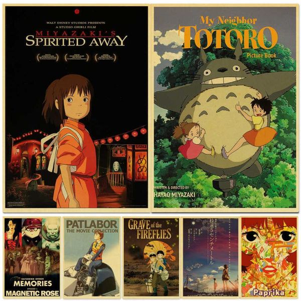 paintings anime collection miyazaki hayao/patlabor/totoro retro canvas painting poster for living room bar decoration wall
paintings anime collection miyazaki hayao/patlabor/totoro retro canvas painting poster for living room bar decoration wall
