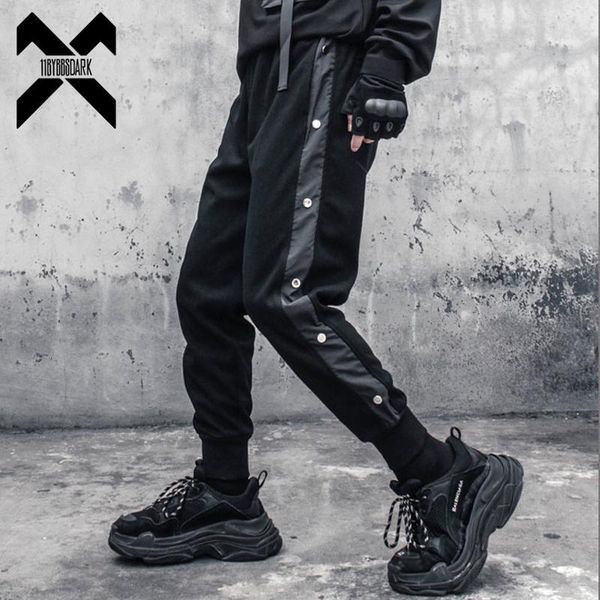 men's pants side button design joggers men black elastic waist trousers hip hop streetwear sweatpants techwear wb382
men's pants side button design joggers men black elastic waist trousers hip hop streetwear sweatpants techwear wb382