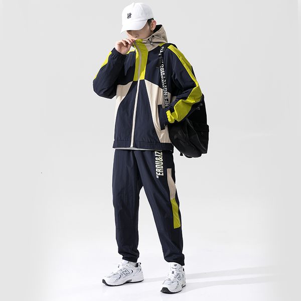tracksuits hip-hop suit male track suits sweatsuit man tracksuit mens set pant zipper pockets outwear 2pc jacket+pants sets, Gray
tracksuits hip-hop suit male track suits sweatsuit man tracksuit mens set pant zipper pockets outwear 2pc jacket+pants sets, Gray