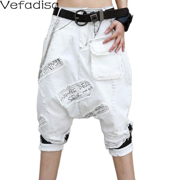 women's pants & capris vefadisa white patches decoration denim cross-pants women 2021 summer letter print female casual calf-length qyf, Black;white
women's pants & capris vefadisa white patches decoration denim cross-pants women 2021 summer letter print female casual calf-length qyf, Black;white