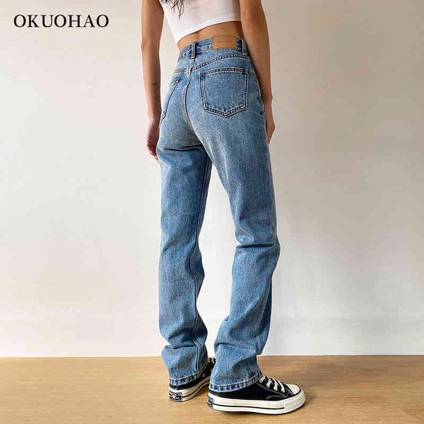 mom jeans straight pants washed loose high waist plus size women casual boyfriends cowboy vintage wide leg trousers 2021 new, Blue 
mom jeans straight pants washed loose high waist plus size women casual boyfriends cowboy vintage wide leg trousers 2021 new, Blue
