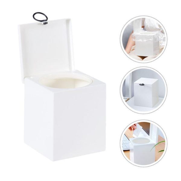 waste bins office deskmini trash garbage home rubbish containers with cover