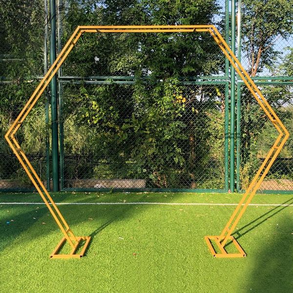 party decoration double-pole stable hexagon wedding arch geometric artificial flower stand lawn outdoor backdrop decor props
party decoration double-pole stable hexagon wedding arch geometric artificial flower stand lawn outdoor backdrop decor props