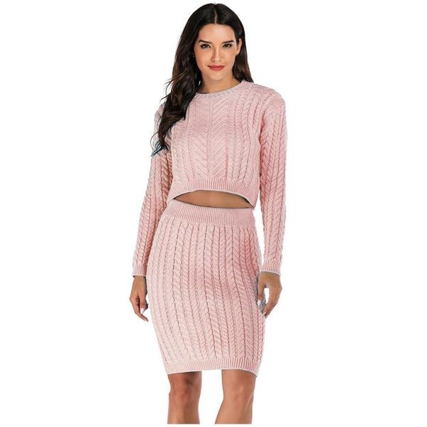 two piece dress women's suit womens casual o-neck solid color sweater knit bottoming shirt skirt soft elegant two-piece suits, White
two piece dress women's suit womens casual o-neck solid color sweater knit bottoming shirt skirt soft elegant two-piece suits, White