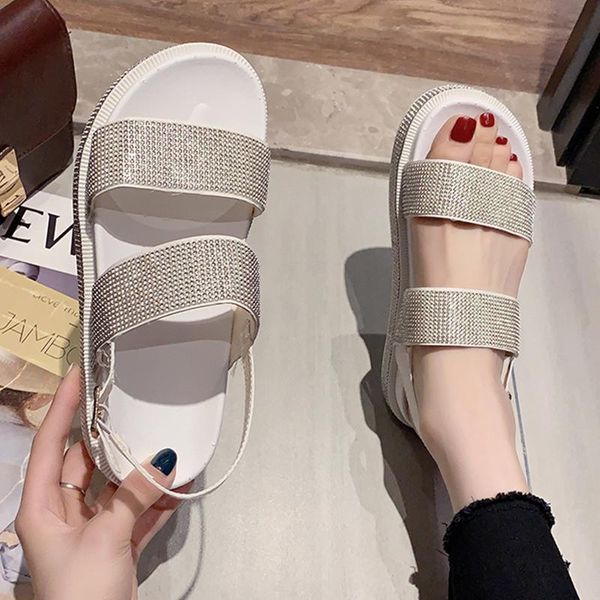 slap-up girl rhinestone summer elevated shoes women muffins fairy flat femmes sandalias slingback crystal band sandals2021 sandals, Black
slap-up girl rhinestone summer elevated shoes women muffins fairy flat femmes sandalias slingback crystal band sandals2021 sandals, Black