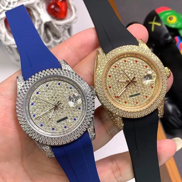 iced out mens watch automatic mechanical 40mm montre de luxe inlaid with natural hao stone wristwatch fashion watches super luminous literal, Slivery;brown
iced out mens watch automatic mechanical 40mm montre de luxe inlaid with natural hao stone wristwatch fashion watches super luminous literal, Slivery;brown