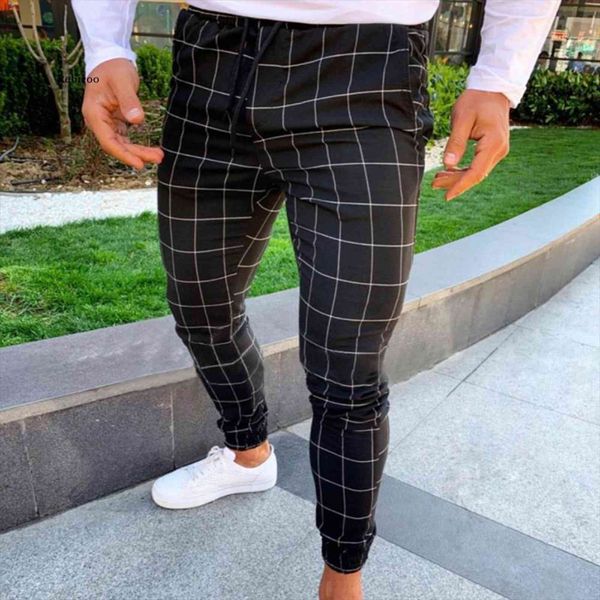fashion outdoor gym plaid print women pants drawstring elastic casual slim fit pencil trousers long stretch, Black
fashion outdoor gym plaid print women pants drawstring elastic casual slim fit pencil trousers long stretch, Black