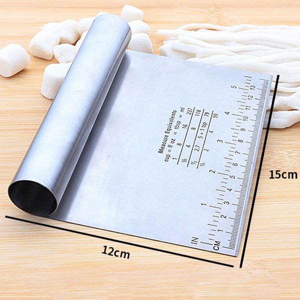 baking & pastry tools stainless steel cutter with measuring guide pizza dough scraper spatulas bread slicer kitchen acces
baking & pastry tools stainless steel cutter with measuring guide pizza dough scraper spatulas bread slicer kitchen acces