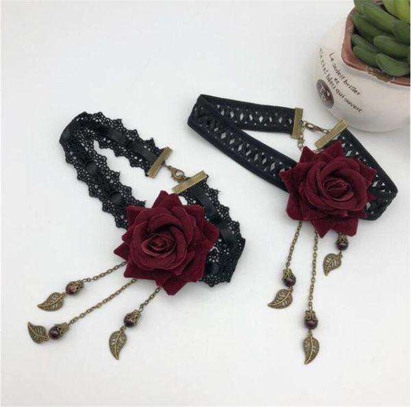 chokers handmade lolita flower rose gothic choker pretty tassel casual retro women necklace jewerly b1811, Golden;silver
chokers handmade lolita flower rose gothic choker pretty tassel casual retro women necklace jewerly b1811, Golden;silver