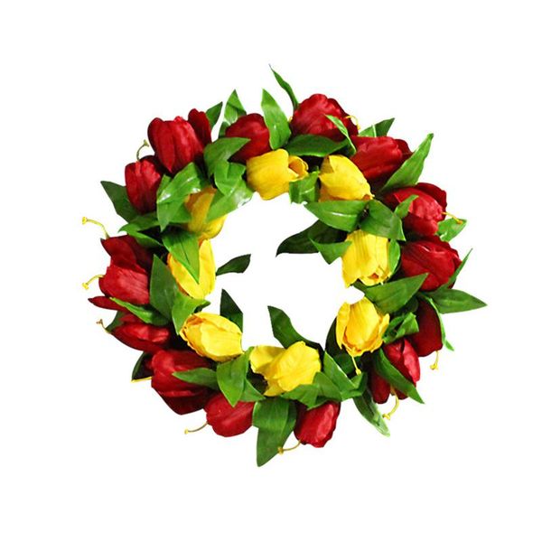 decorative flowers & wreaths simulation tulip wreath practical 39x7ccm nordic summer fake flower for front door home decor hanging
decorative flowers & wreaths simulation tulip wreath practical 39x7ccm nordic summer fake flower for front door home decor hanging