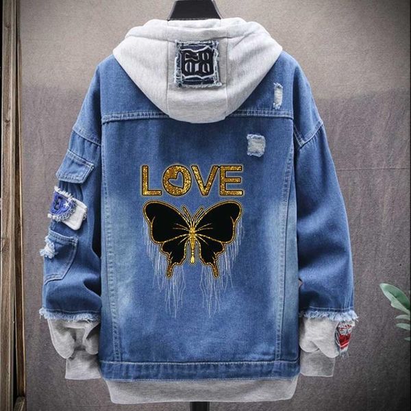 men's jackets fake two hoodie jean golden butterfly with print men clothing denim jacket hip hop harajuku autumn oversize jeans coat, Black;brown
men's jackets fake two hoodie jean golden butterfly with print men clothing denim jacket hip hop harajuku autumn oversize jeans coat, Black;brown