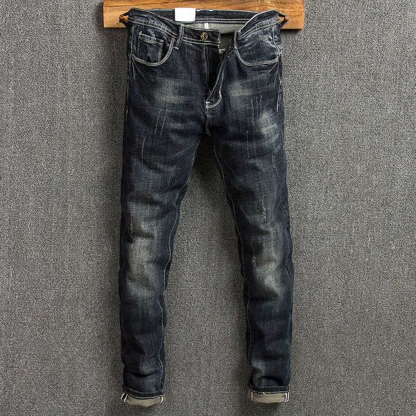 men's jeans ly vintage designer fashion men retro black blue slim fit ripped korean style elastic casual denim pencil pants cbw7
men's jeans ly vintage designer fashion men retro black blue slim fit ripped korean style elastic casual denim pencil pants cbw7