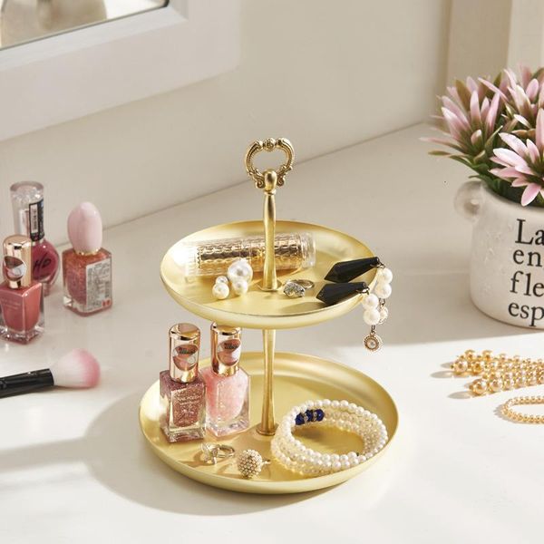 bathroom storage & organization nordic ins metal double layers golden jewellry cosmetics carrier ring necklace exhibition makeup organizer e
bathroom storage & organization nordic ins metal double layers golden jewellry cosmetics carrier ring necklace exhibition makeup organizer e