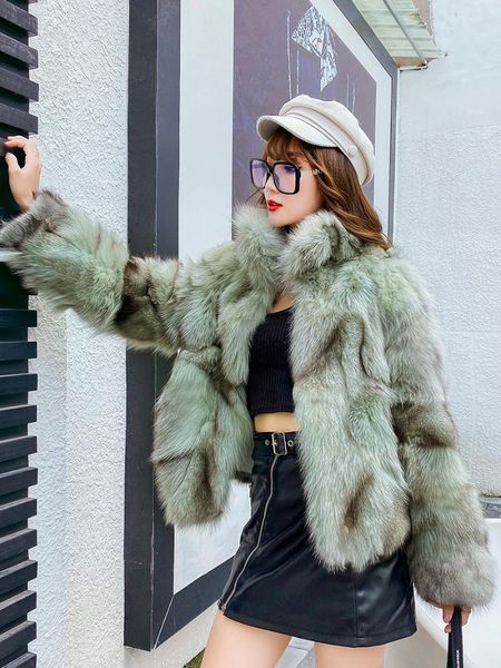 women's fur & faux luxury genuine real natural coat fashion loose style jacket lady turn down collar warm winter outwear, Black
women's fur & faux luxury genuine real natural coat fashion loose style jacket lady turn down collar warm winter outwear, Black