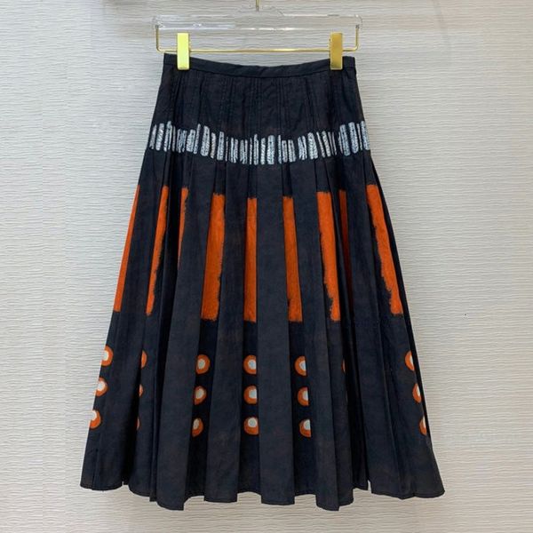 skirt abaroker 100% cotton female high waist printed the line fashion all-match mid-length skirt size large belt, Black
skirt abaroker 100% cotton female high waist printed the line fashion all-match mid-length skirt size large belt, Black