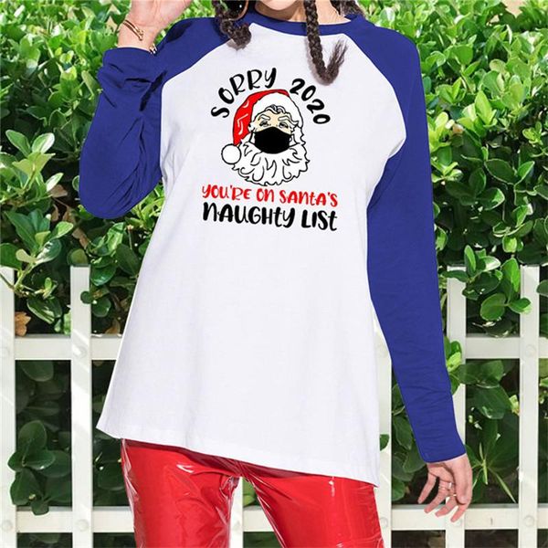 women's t-shirt women christmas korean style indie clothes sorry 2021 santa claus graphic tees aesthetics crewneck long sleeve poleras, White
women's t-shirt women christmas korean style indie clothes sorry 2021 santa claus graphic tees aesthetics crewneck long sleeve poleras, White