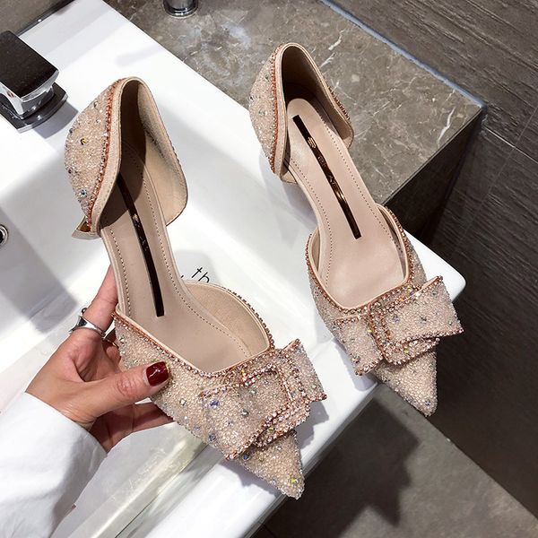 slippers 2021 spring pointed rhinestone stiletto high heel sandals female wild banquet dress bride bridesmaid wedding shoes o, Black
slippers 2021 spring pointed rhinestone stiletto high heel sandals female wild banquet dress bride bridesmaid wedding shoes o, Black