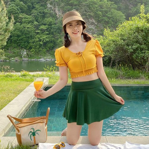 one-piece suits 2021 bikini women swimwear high waist push up swimsuit skirted bikinis bathing suit korea beach swimskirt
one-piece suits 2021 bikini women swimwear high waist push up swimsuit skirted bikinis bathing suit korea beach swimskirt