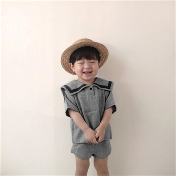 2022 summer ins college style navy style fashion suit boy girl child suit toddler boy clothes, White
2022 summer ins college style navy style fashion suit boy girl child suit toddler boy clothes, White