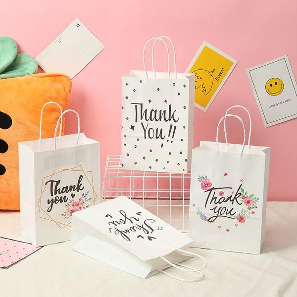 gift wrap 12pcs flower heart-shaped stars pouch english words thank you simple style white hand bag party handle rope kraft paper
gift wrap 12pcs flower heart-shaped stars pouch english words thank you simple style white hand bag party handle rope kraft paper