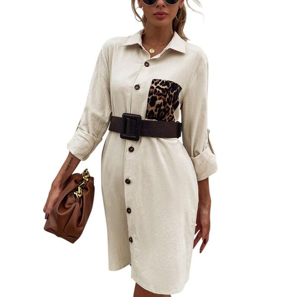 casual dresses women single-breasted midi dress 2021 autumn ladies loose turn-down collar pockets knee-length m6172, Black;gray
casual dresses women single-breasted midi dress 2021 autumn ladies loose turn-down collar pockets knee-length m6172, Black;gray