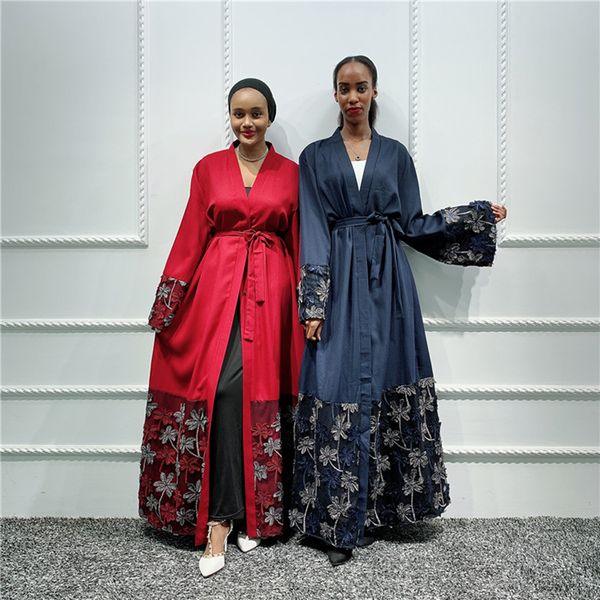 african kaftan abaya dubai kimono cardigan hijab muslim dress abayas for women caftan marocain ramadan islam clothing robe femme, Red
african kaftan abaya dubai kimono cardigan hijab muslim dress abayas for women caftan marocain ramadan islam clothing robe femme, Red