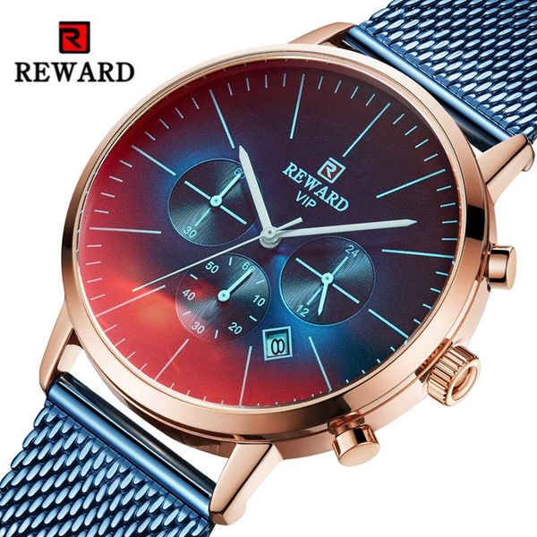 wristwatches reward luxury men watch chronograph male quartz vip creative waterproof men's wist brand stainless steel business clock, Slivery;brown
wristwatches reward luxury men watch chronograph male quartz vip creative waterproof men's wist brand stainless steel business clock, Slivery;brown
