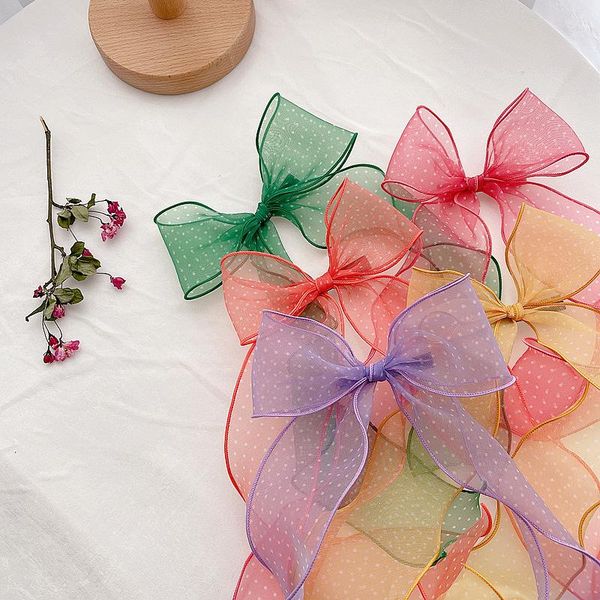 children lovely princess organza big bow dot hairpins bb girl's side clips kid's hairclips cute hair accessories, Slivery;white
children lovely princess organza big bow dot hairpins bb girl's side clips kid's hairclips cute hair accessories, Slivery;white