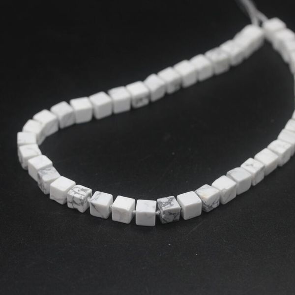 15.5"/strand natural white turquoises square nugget pendant beads,howlite gems stone solid loose beads bracelat jewelry making, Black
15.5"/strand natural white turquoises square nugget pendant beads,howlite gems stone solid loose beads bracelat jewelry making, Black