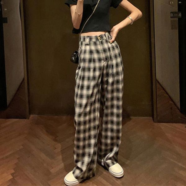 women's pants & capris 2021 women plaid casual harem pant female high waist cool trousers plus size 3xl 4xl 5xl, Black;white
women's pants & capris 2021 women plaid casual harem pant female high waist cool trousers plus size 3xl 4xl 5xl, Black;white
