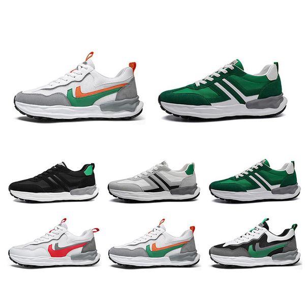 fashion men running shoes color green grey black white comfortable outdoor runner trainers sport sneakers size 39-44
fashion men running shoes color green grey black white comfortable outdoor runner trainers sport sneakers size 39-44
