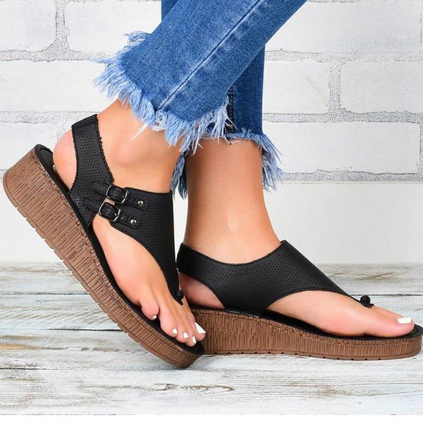 sandals women heels platform wedges shoes for summer sandalias mujer casual flip flops plus size 43, Black
sandals women heels platform wedges shoes for summer sandalias mujer casual flip flops plus size 43, Black