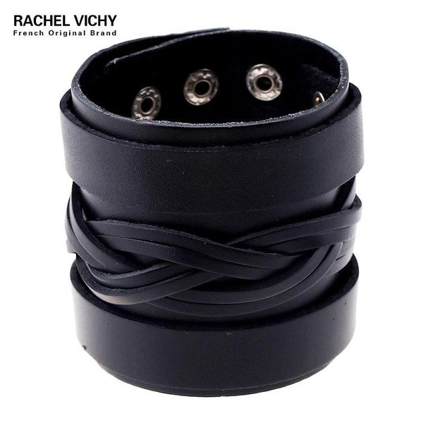 charm bracelets vintage genuine wide cuff leather male bracelet punk rock jewelry cowhide & bangle men wristband p01850, Golden;silver
charm bracelets vintage genuine wide cuff leather male bracelet punk rock jewelry cowhide & bangle men wristband p01850, Golden;silver