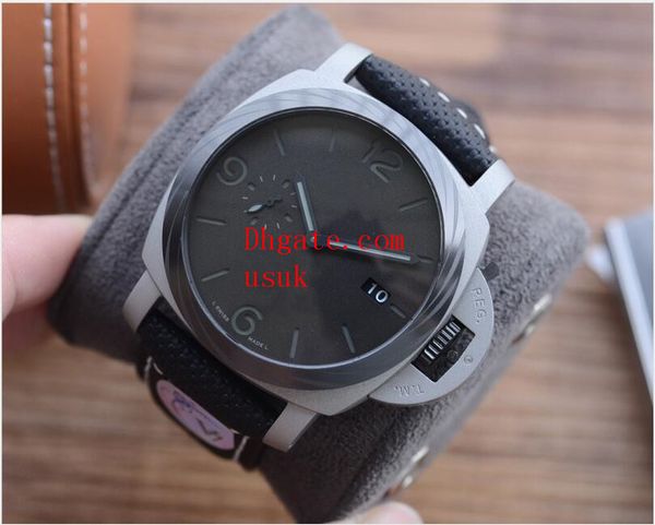 factory luxury watches classic series 44mm lumin0r 1950 3 days pam01118 black dial automatic movement fashion men's watch wristwatches, Slivery;brown
factory luxury watches classic series 44mm lumin0r 1950 3 days pam01118 black dial automatic movement fashion men's watch wristwatches, Slivery;brown