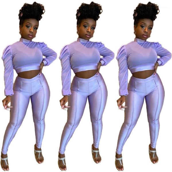 women's casual 2pcs set women clothing womens two piece puff sleeve hollow out gauze pants fashion, White
women's casual 2pcs set women clothing womens two piece puff sleeve hollow out gauze pants fashion, White