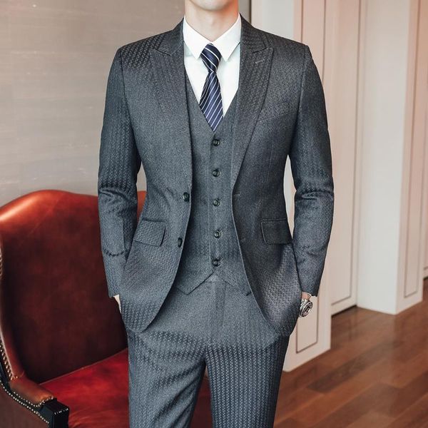men's suits & blazers 2021 grey stripe three piece wedding suit, ball dress, dinner large size s-5xl, White;black
men's suits & blazers 2021 grey stripe three piece wedding suit, ball dress, dinner large size s-5xl, White;black