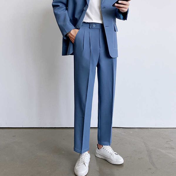 elastic waist embroidered suit pants men korean casual loose retro wide-leg trousers male streetwear casual business dress pants 210527, White;black
elastic waist embroidered suit pants men korean casual loose retro wide-leg trousers male streetwear casual business dress pants 210527, White;black