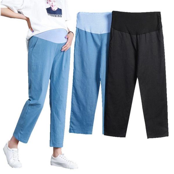 maternity bottoms 4xl cotton linen pants adjustable waist circumference ankle loose leggings clothes pregnant, White
maternity bottoms 4xl cotton linen pants adjustable waist circumference ankle loose leggings clothes pregnant, White