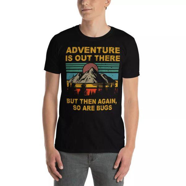 Vintage Retro Adventure Is Out There But Then Again So Are Bugs Hiking Shirt, White;black
Vintage Retro Adventure Is Out There But Then Again So Are Bugs Hiking Shirt, White;black