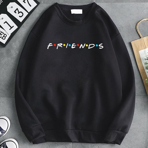 men's hoodies & sweatshirts friends print hoodie men long sleeve fleece hoody loose hip hop harajuku punk style casual clothing, Black
men's hoodies & sweatshirts friends print hoodie men long sleeve fleece hoody loose hip hop harajuku punk style casual clothing, Black
