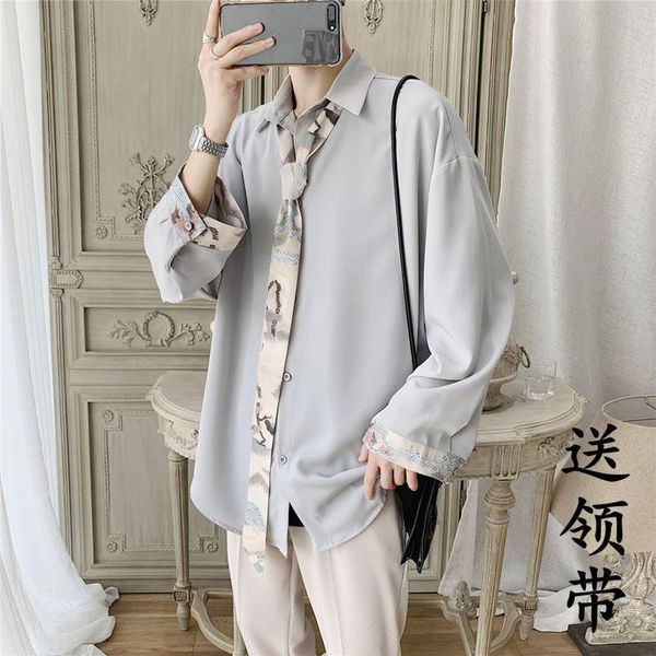 women's blouses & shirts harajuku turn-down collar long sleeve women streetwear tie single breasted female blusas mujer, White
women's blouses & shirts harajuku turn-down collar long sleeve women streetwear tie single breasted female blusas mujer, White