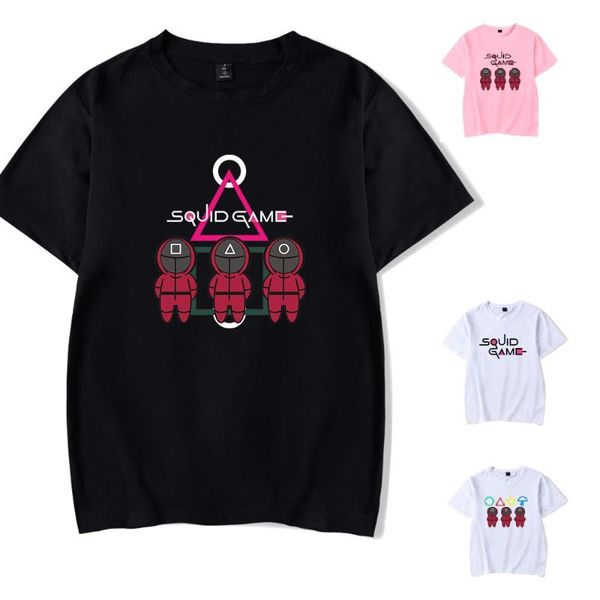 men's t-shirts korean squid game t shirt men women kawaii summer graphic tees harajuku fashion style t-shirt male, White;black
men's t-shirts korean squid game t shirt men women kawaii summer graphic tees harajuku fashion style t-shirt male, White;black