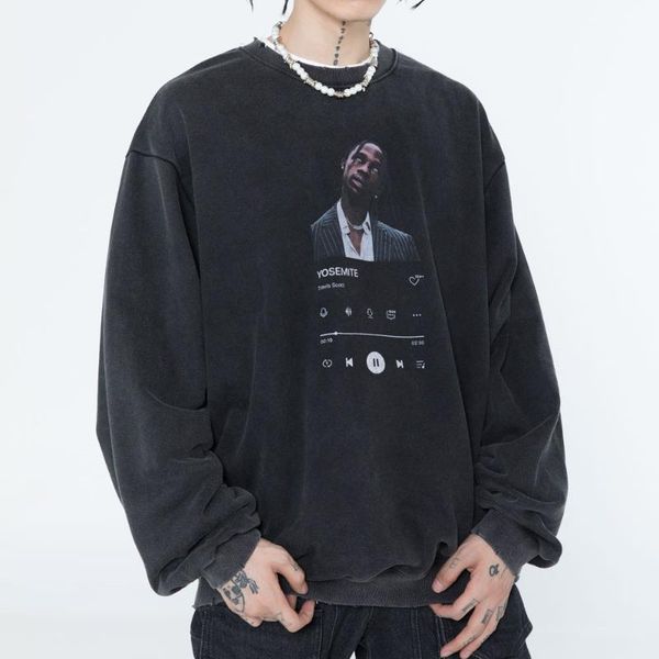 men's hoodies & sweatshirts sweatshirt travis print hoodie oversized hip hop fashion streetwear harajuku pullover cotton spring autumn, Black
men's hoodies & sweatshirts sweatshirt travis print hoodie oversized hip hop fashion streetwear harajuku pullover cotton spring autumn, Black