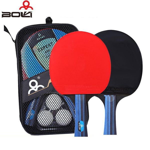 table tennis raquets 2021 2pcs/lot bat racket double face pimples in long short handle pong paddle set with bag 3 balls
table tennis raquets 2021 2pcs/lot bat racket double face pimples in long short handle pong paddle set with bag 3 balls