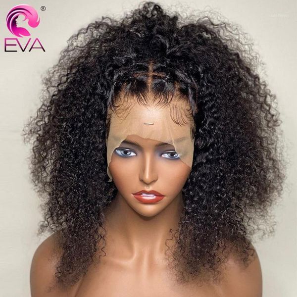 eva lace front human hair wigs pre plucked bleached knots 13x6 for women remy wig brazilian frontal1, Black;brown
eva lace front human hair wigs pre plucked bleached knots 13x6 for women remy wig brazilian frontal1, Black;brown