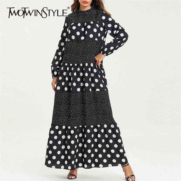 bohemian hit color polka dot oversized dresses for women o neck lantern sleeve long dress female autumn 210520, Black;gray
bohemian hit color polka dot oversized dresses for women o neck lantern sleeve long dress female autumn 210520, Black;gray