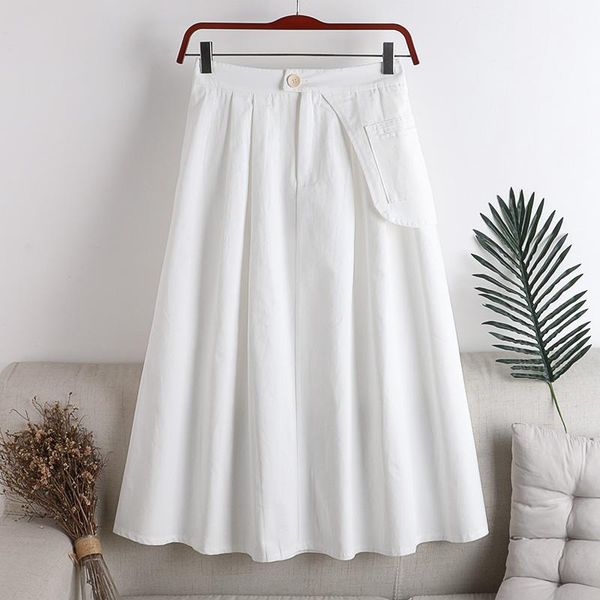 autumn fashion women's high waist cotton blend button zipper side pockets length elastic skirt promotions lady skirts, Black
autumn fashion women's high waist cotton blend button zipper side pockets length elastic skirt promotions lady skirts, Black