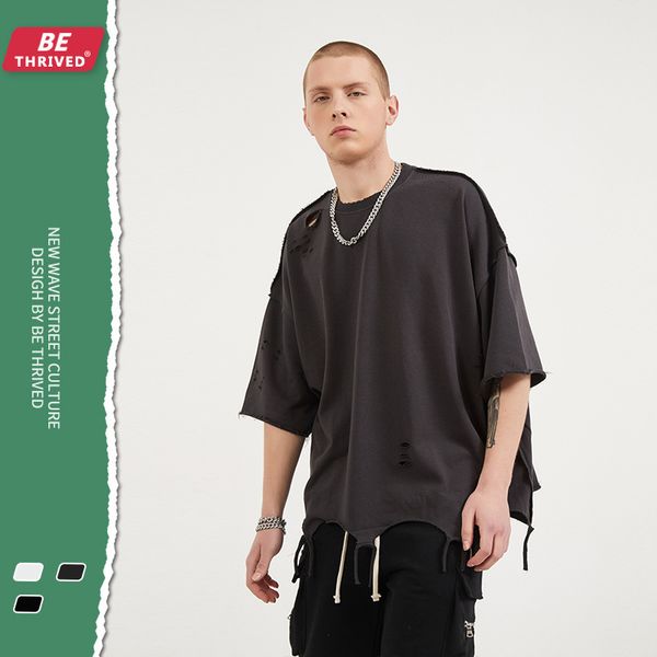 be men's clothing | 2021 summer hand cut loose ee hole terry short sve dark subculture high street fashion brand t-shirt, White;black
be men's clothing | 2021 summer hand cut loose ee hole terry short sve dark subculture high street fashion brand t-shirt, White;black