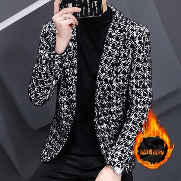men's suits & blazers autumn and winter add velvet thick suit male korean slim single west jacket youth leisure trend handsome, White;black
men's suits & blazers autumn and winter add velvet thick suit male korean slim single west jacket youth leisure trend handsome, White;black