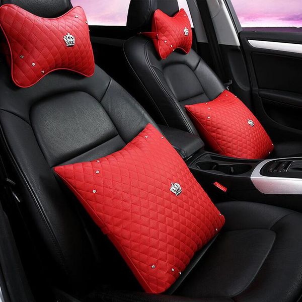 seat cushions car head rests pillows lumbar cushion leather crown belt in-car neck pillow backrest four seasons auto accessories
seat cushions car head rests pillows lumbar cushion leather crown belt in-car neck pillow backrest four seasons auto accessories